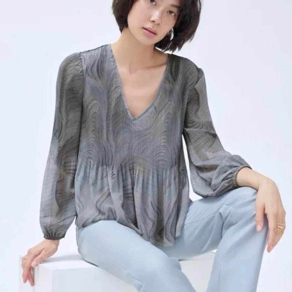 Wilfred Gray Blouse